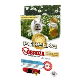pchelka-obroza-pielegnacyjna-na-pchly-kleszcze-dla-kota-odblaskowa
