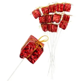 prezenciki-prezenty-na-piku-druciku-12szt-kpl-czerwone-dekoracja-swiateczna