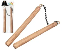 nun-chaku-do-stroju-ninja-plastikowe-imituje-drewno