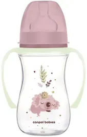 canpol-butelka-antykolkowa-szeroka-swiecace-uchwyty-240ml-sleepy-koala-roz