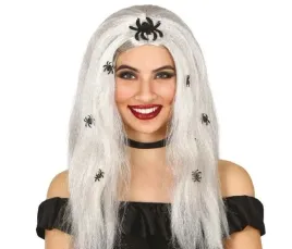 peruka-czarownicy-wiedzmy-siwa-pajaki-halloween
