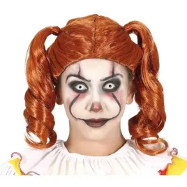 peruka-pani-klaun-ruda-kucyki-kitki-halloween