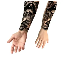sztuczny-tatuaz-pirata-trupia-czacha-czarny-halloween