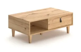 lawa-do-salonu-dab-artisan-z-szuflada-100-cm-stolik-kawowy-nozki-drewniane