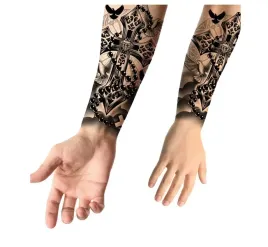 sztuczny-tatuaz-krzyz-gotycki-czarny-halloween