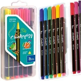cienkopisy-trojkatne-12-kolorow-0-7mm-etui-tetis