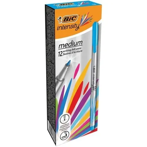 cienkopis-intensity-fine-0-8-bic-turkusowy-medium-kolor-niebieski-odcienie-szarosci-i-srebra