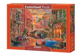 puzzle-romantyczny-wieczor-wenecja-gondole-kanaly-zmierzch-1500-castorland