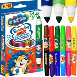 flamastry-jumbo-bambino-pisaki-dwustronne-grube-12-kolorow-szkolne