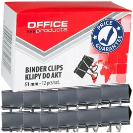 klipy-biurowe-do-akt-dokumentow-office-products-klipsy-51mm-czarne-12-sztuk