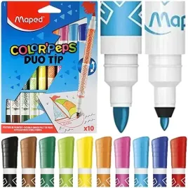 mazaki-pisaki-flamastry-dwustronne-colorpeps-duo-tip-maped-10-kolorow