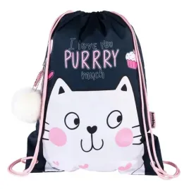 worek-na-obuwie-buty-bambino-pompon-kitty-kotek