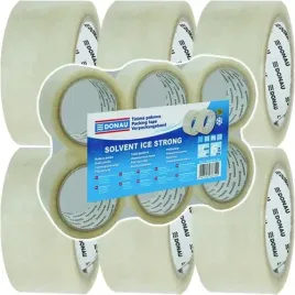 tasma-pakowa-przezroczysta-donau-solvent-ice-strong-48mm-60m-mocna-6-sztuk