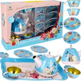 serwis-herbaciany-kwiatowy-motyw-naczynia-metalowe