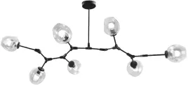 lampa-wiszaca-sufitowa-czarna-szklane-kule-7-e27