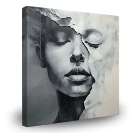 obraz-canvas-do-sypialni-kobiecy-portret-abstrakcja-beton-40x40