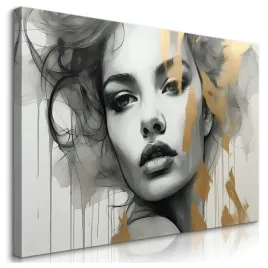 obraz-scienny-abstrakcyjny-portret-kobiety-120x80