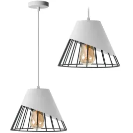 lampa-sufitowa-wiszaca-klosz-metal-white-black-loft-nowoczesna