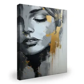 obraz-na-plotnie-do-salonu-kobiecy-portret-styl-glamour-abstrakcja-140x180