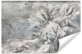 fototapeta-mural-beton-kwiaty-abstrakcja-450x300