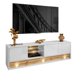 szafka-rtv-villa-180-cm-korpus-bialy-front-bialy-polysk-dab-wotan