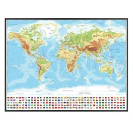 plakat-mapa-fizyczna-swiata-na-sciane-93x62