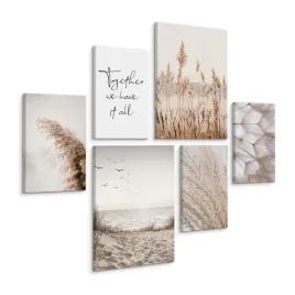 obrazy-do-sypialni-morze-plaza-trawy-boho-90x80