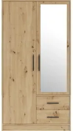 garderoba-szafa-dwudrzwiowa-uchylna-100-cm-dab-artisan-artos-srl3