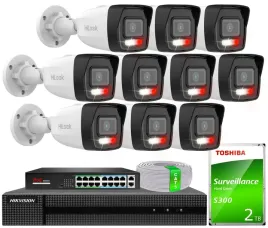 monitoring-ip-zewnetrzny-10-kamer-zewnetrznych-hilook-ipcam-b2-30dl-nvr-poe