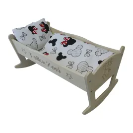 drewniana-kolyska-dla-lalek-grawer-imie-posciel-myszka-minnie-pokoj