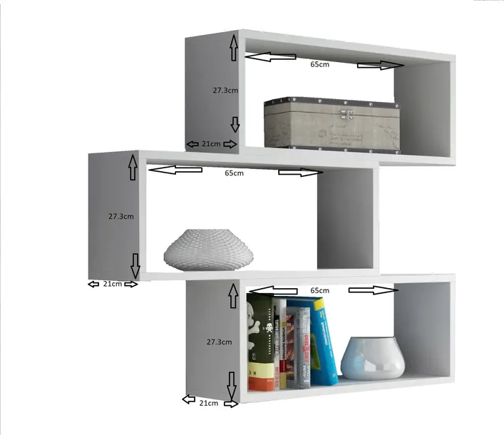 polka-wiszaca-ada-biala-salon-material-plyta-laminowana