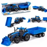 wader-traktor-ladowarka-progress-z-przyczepa-niebieski
