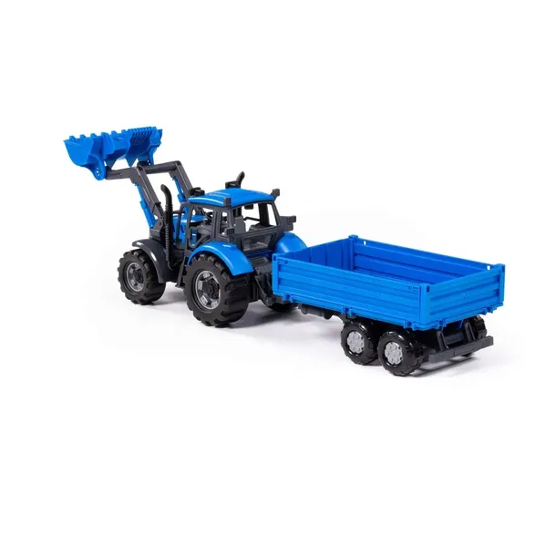 wader-traktor-ladowarka-progress-z-przyczepa-niebieski-material-plastik