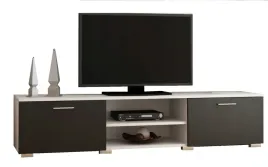 nowoczesny-stolik-szafka-rtv-150-bialo-czarny-roma