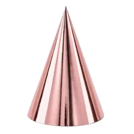 czapeczki-urodzinowe-rose-gold-rozowe-zloto-6szt