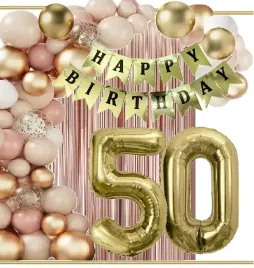balony-zlote-dekoracje-na-urodziny-cyfra-50-lat-bez-wild-rose-gold