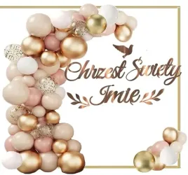 balony-chrzest-luk-dziki-roz-baner-rose-gold-imie