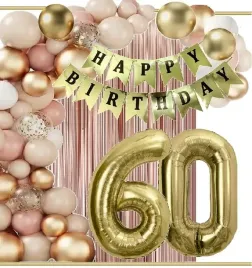 balony-zlote-dekoracje-na-urodziny-cyfra-60-lat-bez-wild-rose-gold