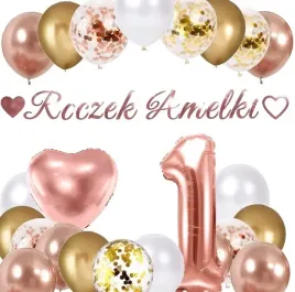 balony-na-roczek-1-urodziny-rose-gold-baner-imie