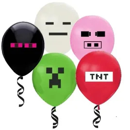 balony-zestaw-na-urodziny-piksele-tnt