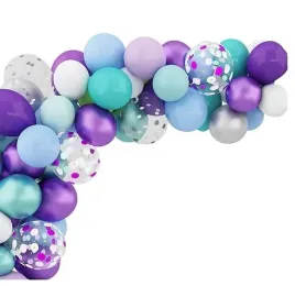 balony-girlanda-z-tasma-syrenka-jednorozec-fiolet
