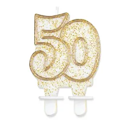 swieczka-na-tort-zlota-brokat-50-urodziny