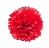 pompon-pompony-z-bibuly-kula-25-cm-czerwony