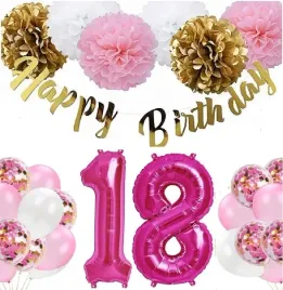 balony-zestaw-dekoracji-na-18-lat-urodziny-rose
