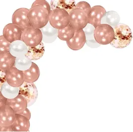 balony-rose-gold-z-konfetti-girlanda-z-tasma-luk