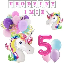 balony-zestaw-urodziny-1-12-lat-jednorozec-imie