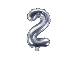 balon-35cm-cyfra-2-srebrna-cyfry-litery-napis