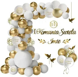 balony-komunia-luk-dekoracje-baner-imie-golebie-tasma-w-zestawie-ozdoba