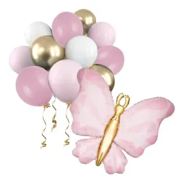 balony-zestaw-dekoracji-na-urodziny-motyl