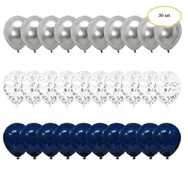 balony-srebrne-granatowe-z-konfetti-30-szt